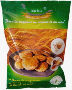 Biscuits tropicaux au sésame et au miel