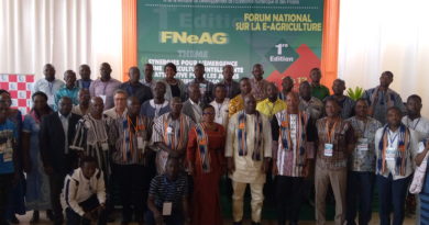 Participants à la cérémonie d'ouverture de e-Agriculture Burkina Faso